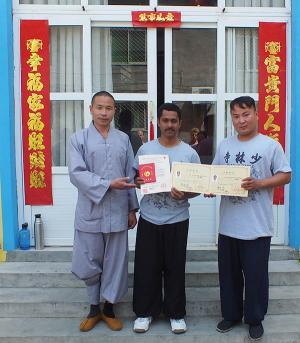 Sifu Sonu Kumar in Shaolin Temple Henan, China