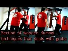 Embedded thumbnail for Wooden Dummy form section 5 that deals against grabs in a street fight with detailed applications